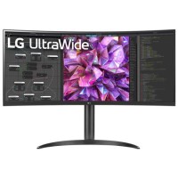 Refurbished LG 34WQ75C 34" IPS QHD HDR UltraWide 60Hz USB-C Curved Monitor
