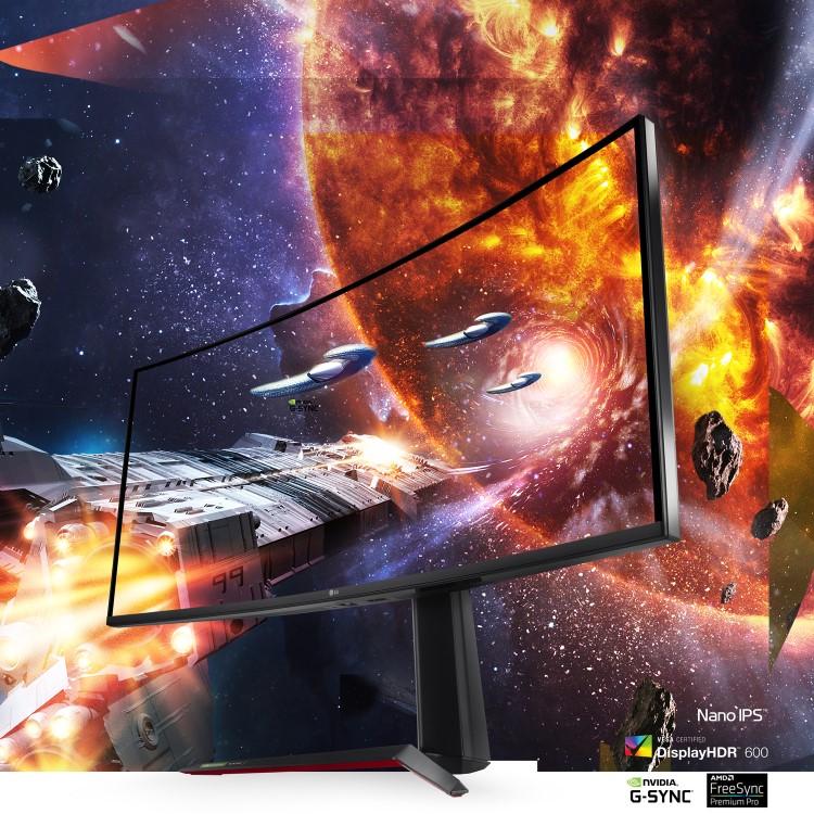 
LG UltraGear 38GN950P-B 38" Nano IPS UWQHD 144Hz 1ms FreeSync Curved Gaming Monitor