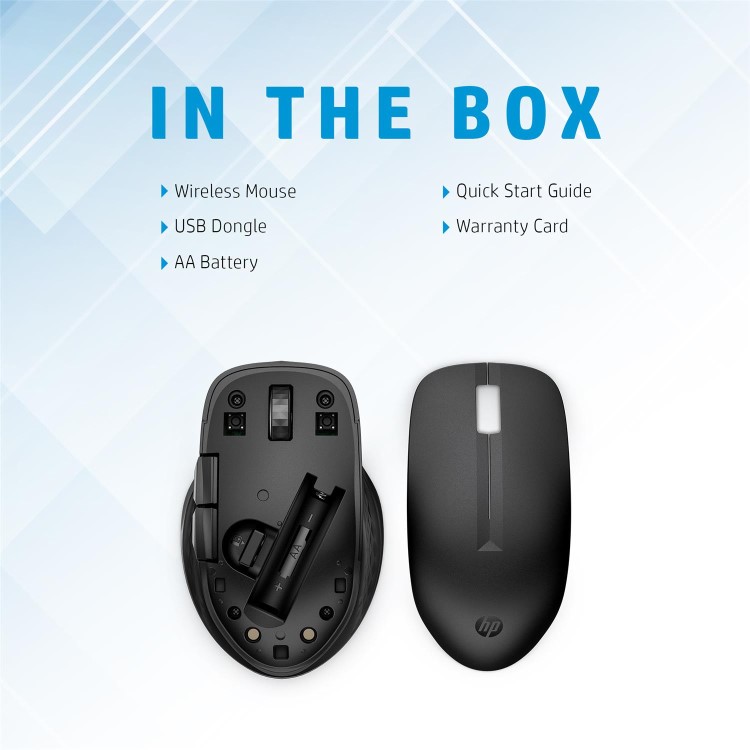 HP 435 5 Buttons Ergonomic Wireless Mouse