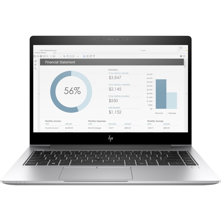 HP EliteBook 840 Core i5-8250U 8GB 256GB SSD 14 Inch Windows 10 Pro Laptop