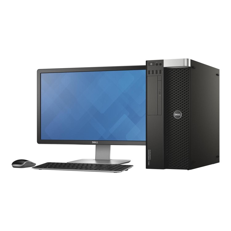 Dell Precision Tower 58110 Intel Xeon E501630V3 16GB 256GB SSD AMD FirePro W7100 Graphics Windows 7 Professional Desktop