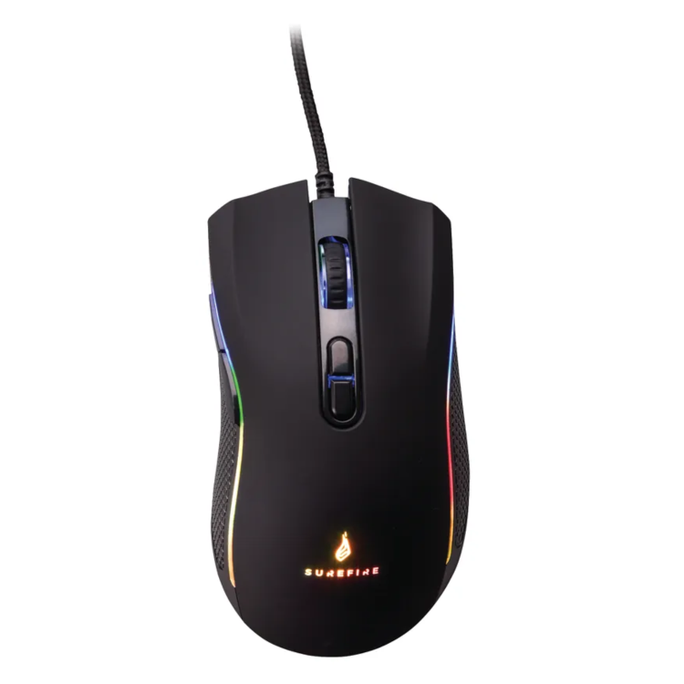 SureFire Hawk Claw RGB Wired Gaming Mouse Black