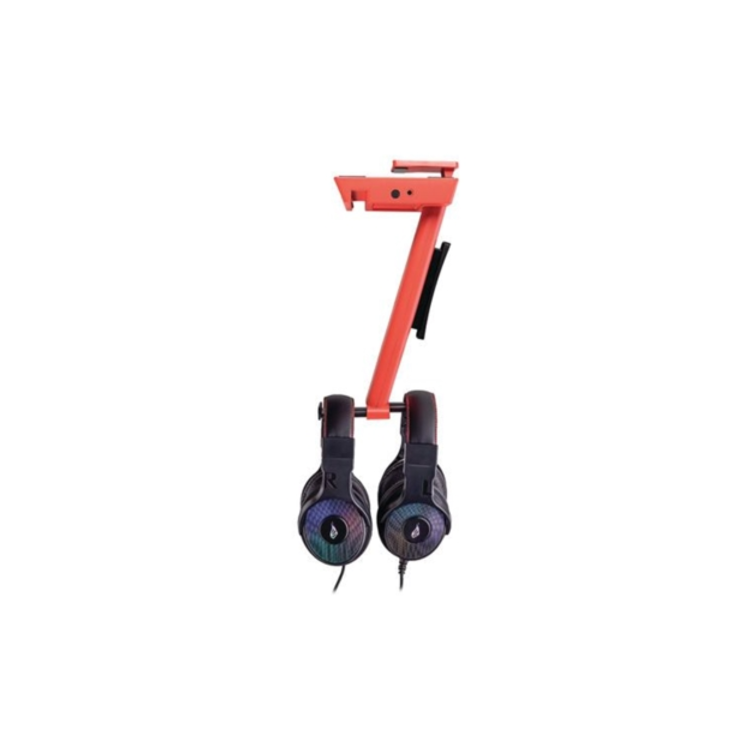 SureFire Vinson N1 Dual Balance RGB Gaming Headset Stand Red