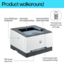 HP Color LaserJet Pro 3202dw A4/Legal Colour Printer