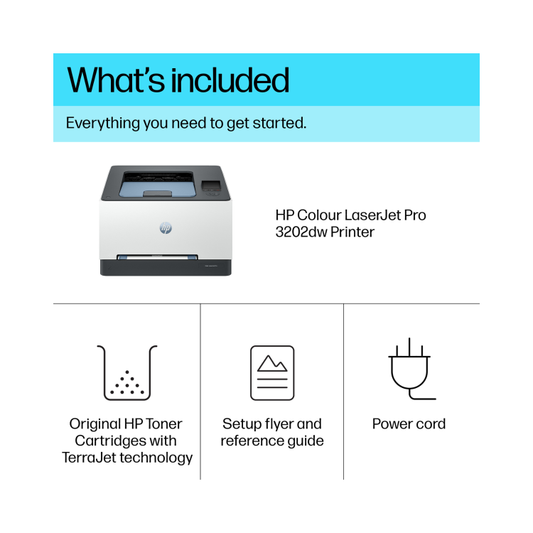 HP Color LaserJet Pro 3202dw A4/Legal Colour Printer