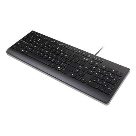 Lenovo Essential Wired Keyboard Black - UK English 166