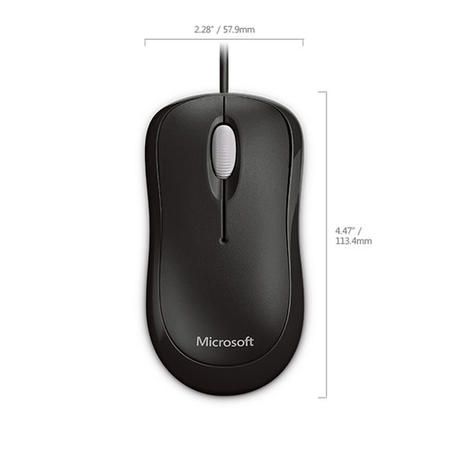 Microsoft Basic Optical Mouse for Business - Black