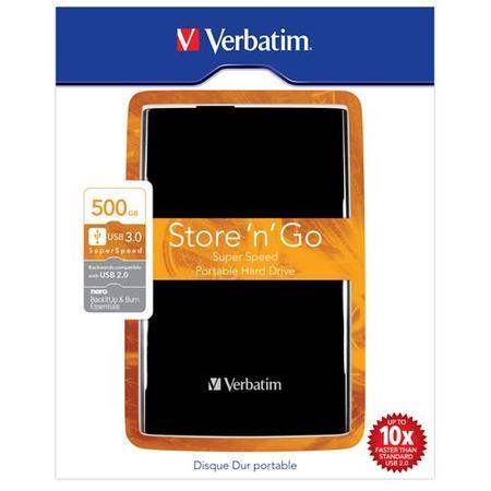 Verbatim 500GB 2.5" USB 3.0 Black