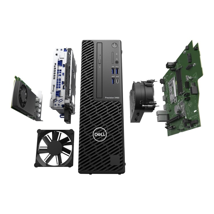 Dell Precision 3460 Core i5-12500 16 GB 512 GB SSD Windows 10 Pro Desktop PC