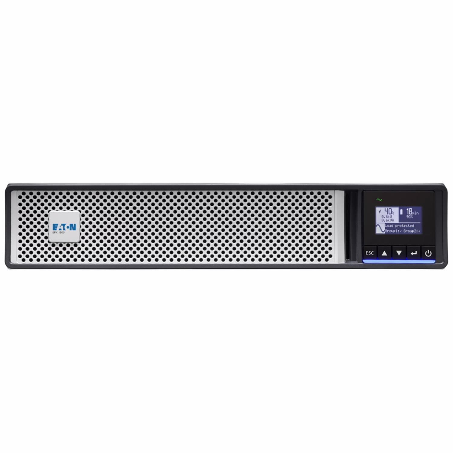 Eaton Black,Silver 5Px G2 - Netpack - Ups (Rack-Mountable / External 1500 Watt - 1500 Va - 1-Phase - 9 Ah Output Connectors: 8 - 2U