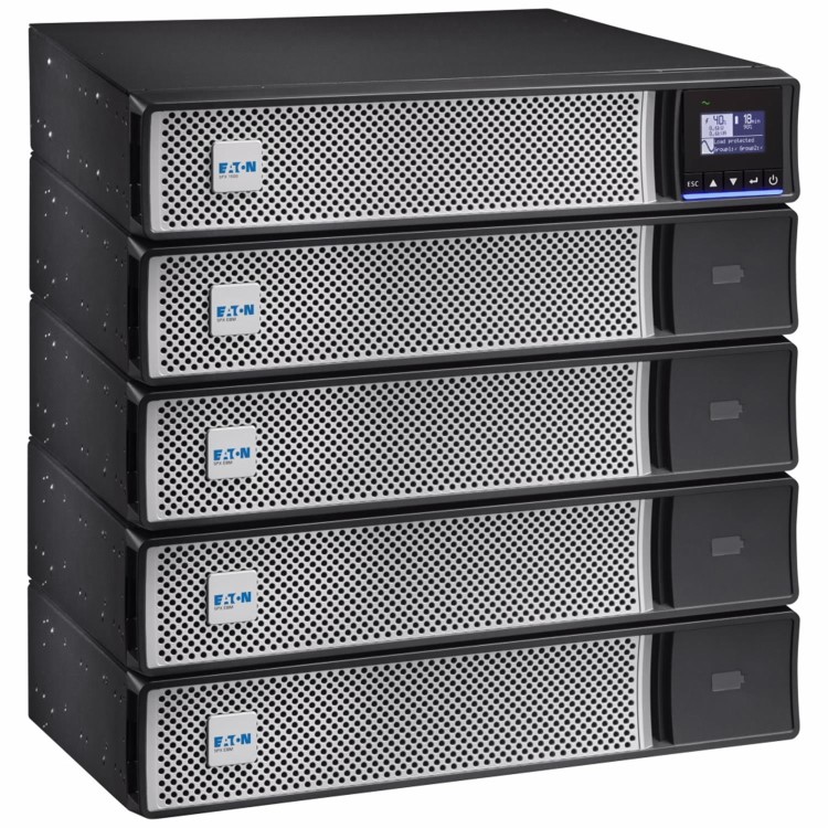 Eaton 5PX G2 - Netpack - UPS (rack-mountable / external 1500 Watt - 1500 VA - 1-phase - 9 Ah output connectors: 8 - 2U - black, silver
