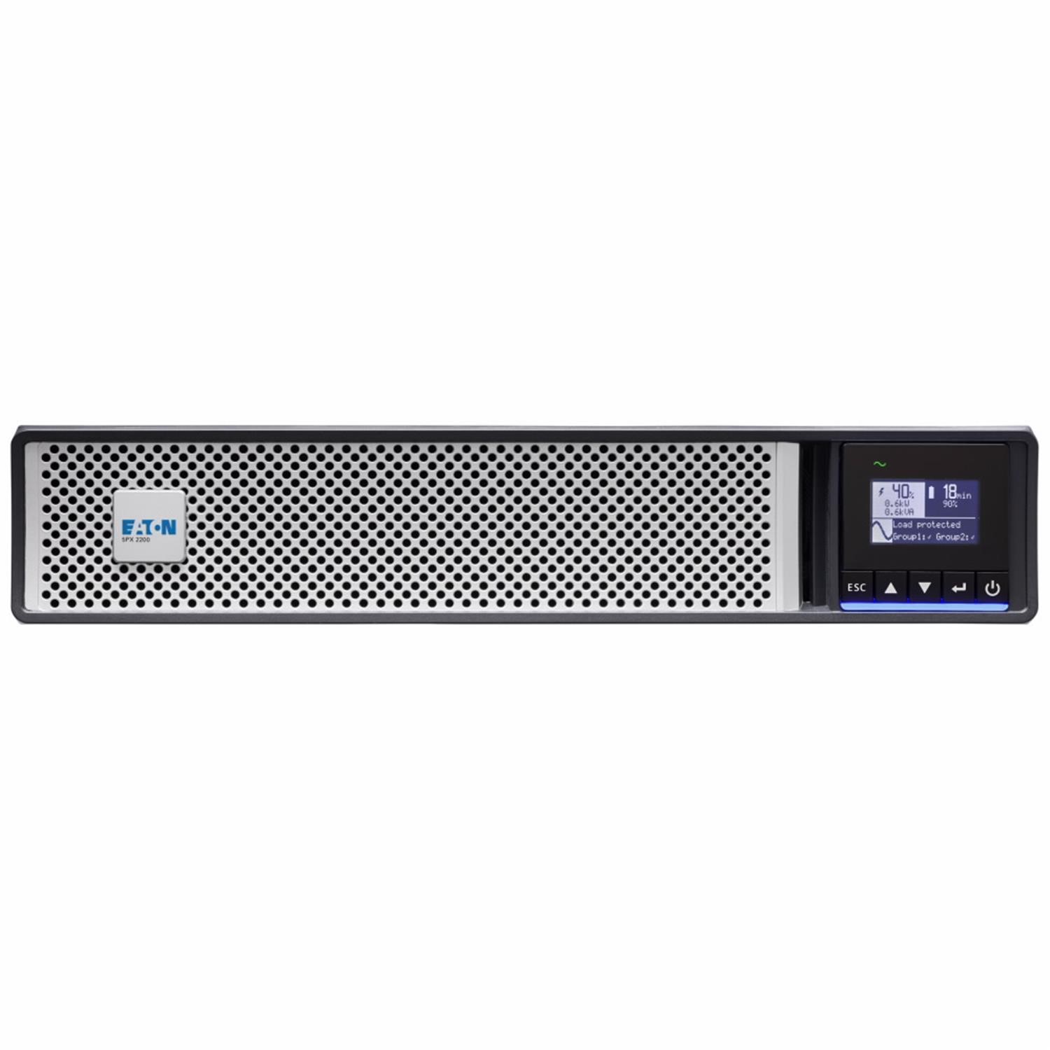 Eaton Black,Silver 5Px G2 - Netpack - Ups (Rack-Mountable / External) - Ac 150 - 294 V - 2200 Watt - 2200 Va Output Connectors: 10