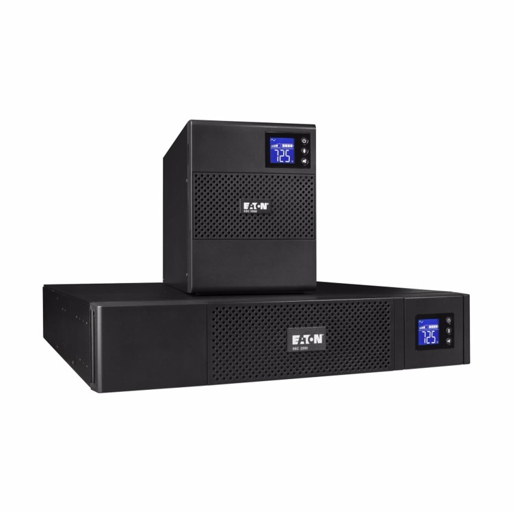 Eaton 5SC 1000i - UPS - AC 220/230/240 V - 700 Watt - 1000 VA - 1-phase - 9 Ah - RS-232, USB - output connectors: 8 - black