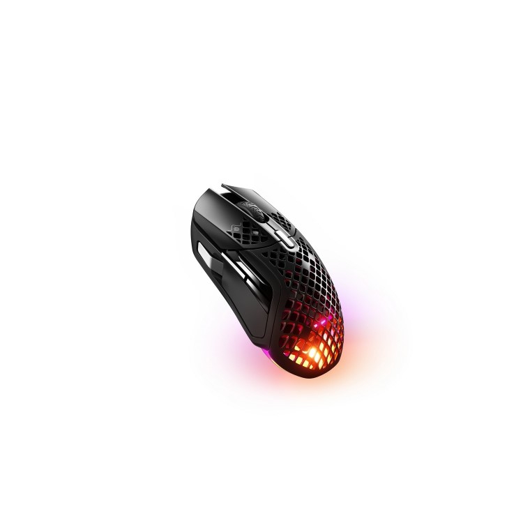SteelSeries Aerox 5 RGB Optical Wireless Lightweight Gaming Mouse Black