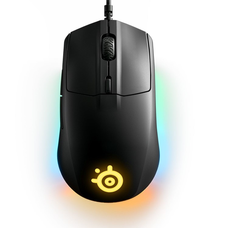 SteelSeries Rival 3 RGB Wired Gaming Mouse Black