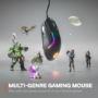 SteelSeries Rival 5 RGB Wired Optical Gaming Mouse Black