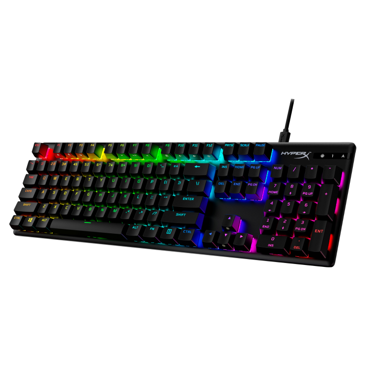 HyperX Alloy Origins PBT HX Red Wired Mechanical Gaming Keyboard Black