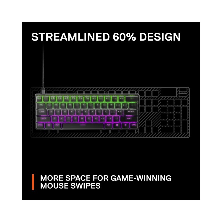 SteelSeries Apex Pro Mini Wired HyperMagnetic Gaming Keyboard
