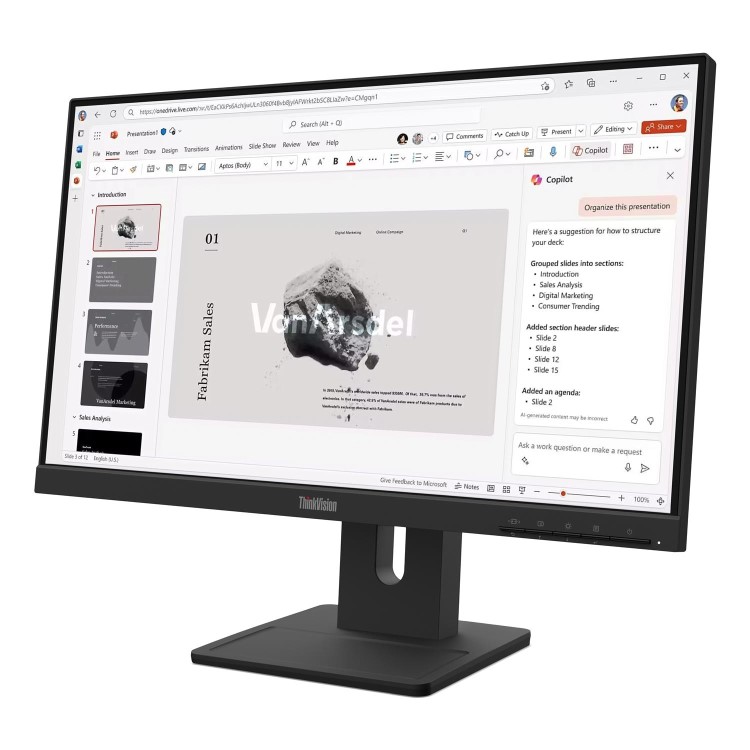 Lenovo ThinkVision E22-40 22" IPS Full HD 100Hz Monitor