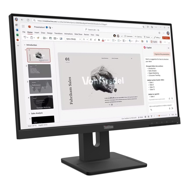 Lenovo ThinkVision E22-40 22" IPS Full HD 100Hz Monitor