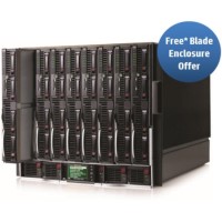 HP BLc7000 Platinum Enclosure with 1 Phase 6 Power Supplies 10 Fans ROHS 16 Insight Control Licenses