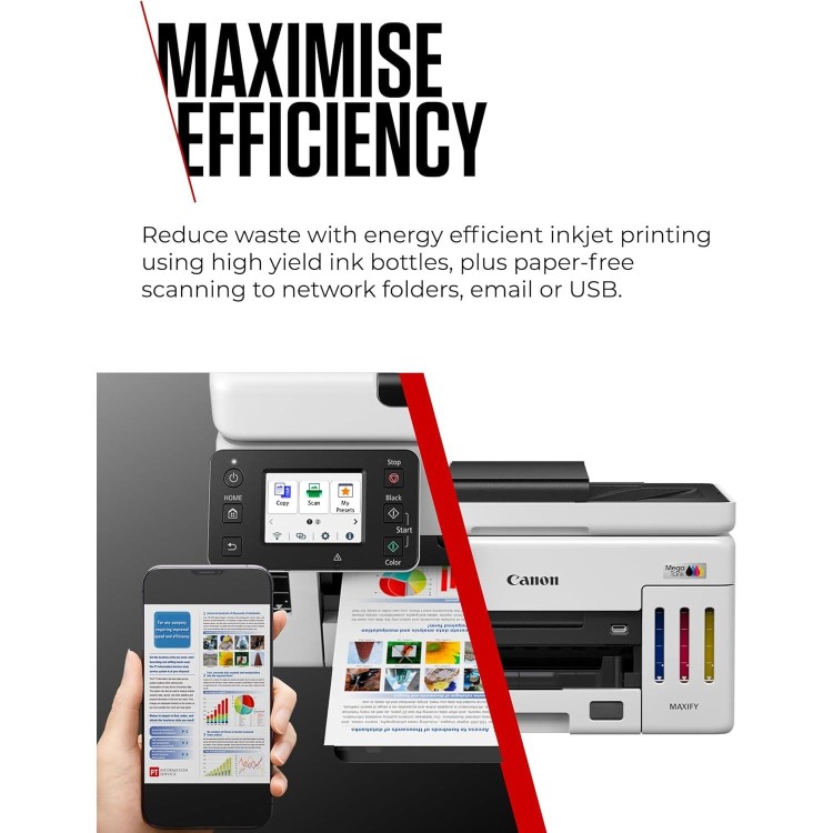 Canon MAXIFY GX6150 A4 Colour Multifunction Inkjet Printer
