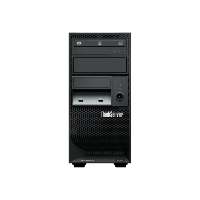 Lenovo ThinkServer TS150 Intel Pentium G4400 3.3 GHz 8GB 1TB HDD DVD-RW Tower Server