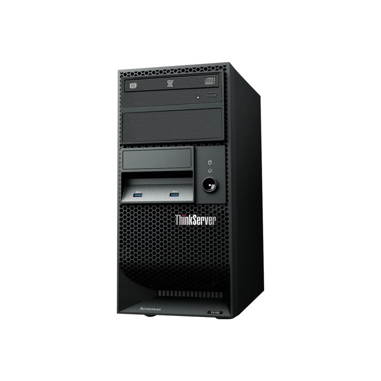 Lenovo ThinkServer TS150 Intel Pentium G4400 3.3 GHz 8GB No HDD DVD-RW Tower Server