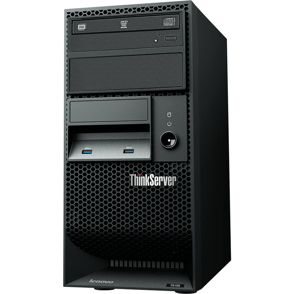 Lenovo Thinkserver TS150 Xeon E3-1225v6 - 3.3 GHz - 8GB - 2 x 1TB HDD ...