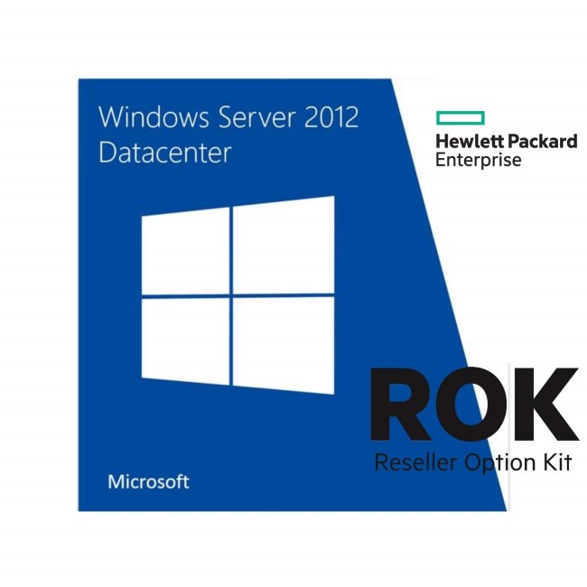 HPE ProLiant Windows Server 2012 R2 Datacenter Multi-Lingual OEM DVD ROK