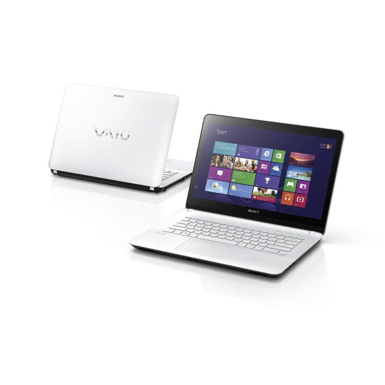 Sony VAIO Fit E 14 Core i3 4GB 750GB 14 inch Windows 8 Laptop in White 
