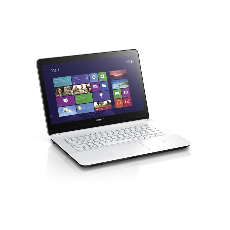 Sony VAIO Fit E 14 Core i3 4GB 750GB 14 inch Windows 8 Laptop in White 
