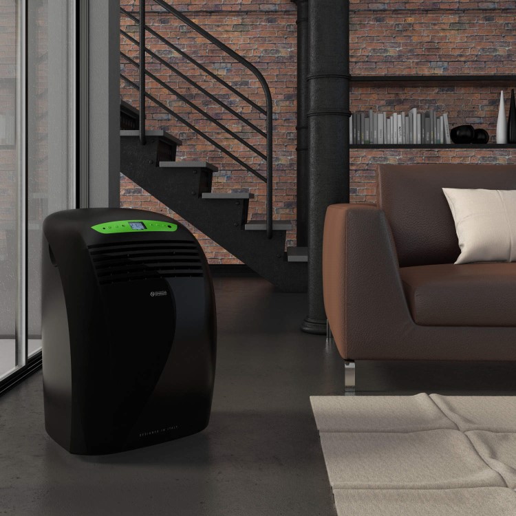 GRADE A1 - As new but box opened - Olimpia Splendid SILENT 8500 BTU Ultra Quiet Portable Air Conditioner And Purifier