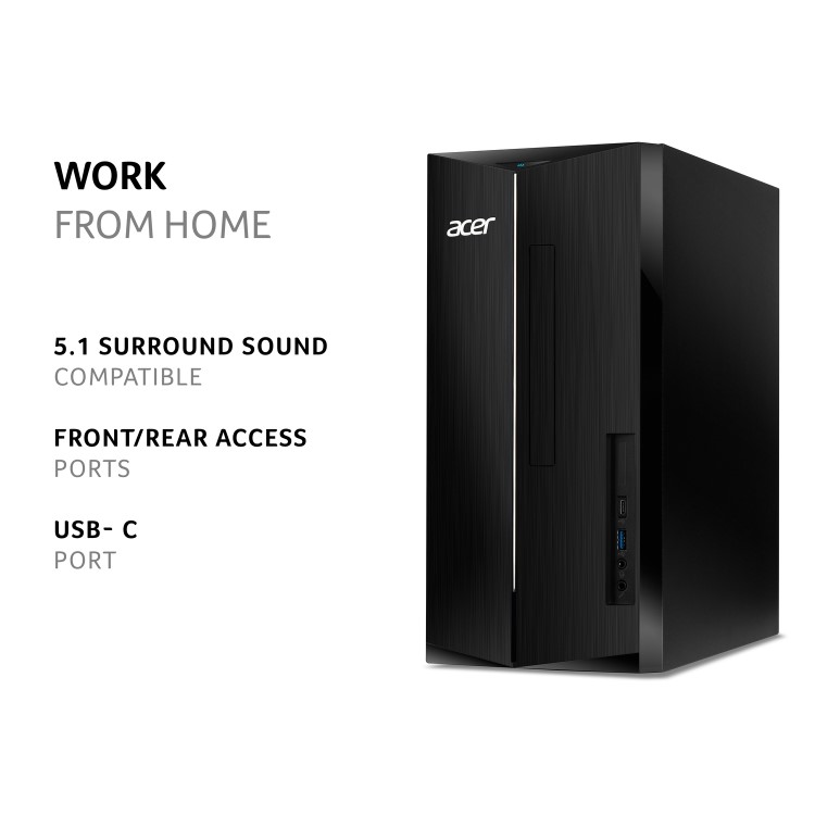 Acer Aspire TC-1760 Intel Core i5-12400 - 8GB 2TB HDD Windows 11 Home Desktop PC