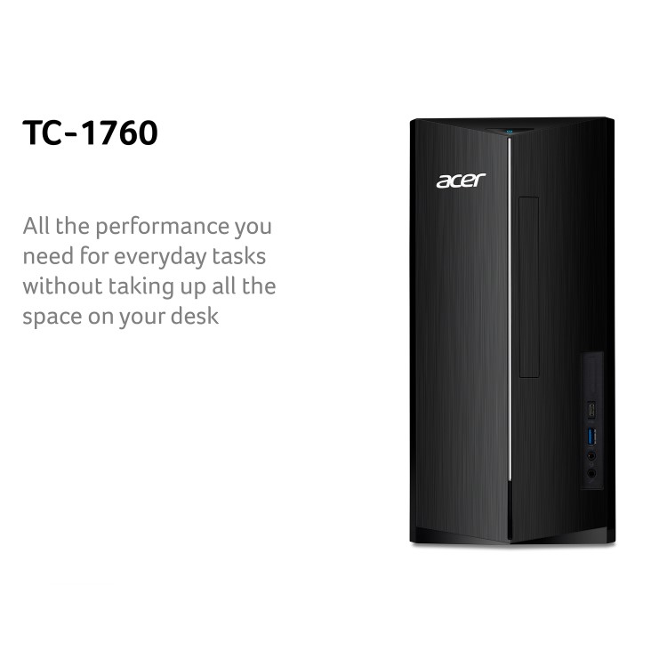 Acer Aspire TC-1760 Intel Core i5-12400 - 8GB 2TB HDD Windows 11 Home Desktop PC