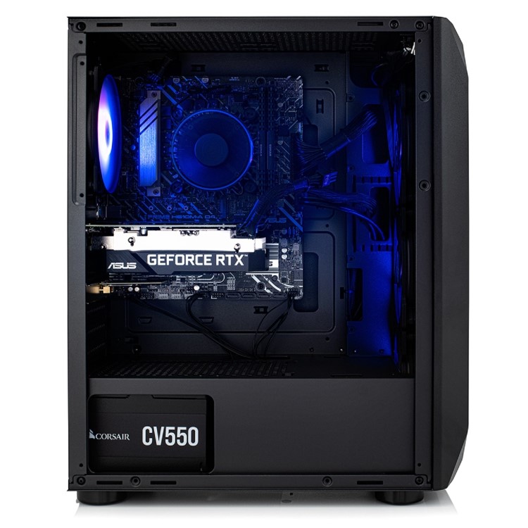 StormForce Crystal Core i7-12700F 16GB 1TB RTX 4060 Windows 11 Gaming PC