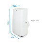 electriQ 12000 BTU Quiet Portable Air Conditioner