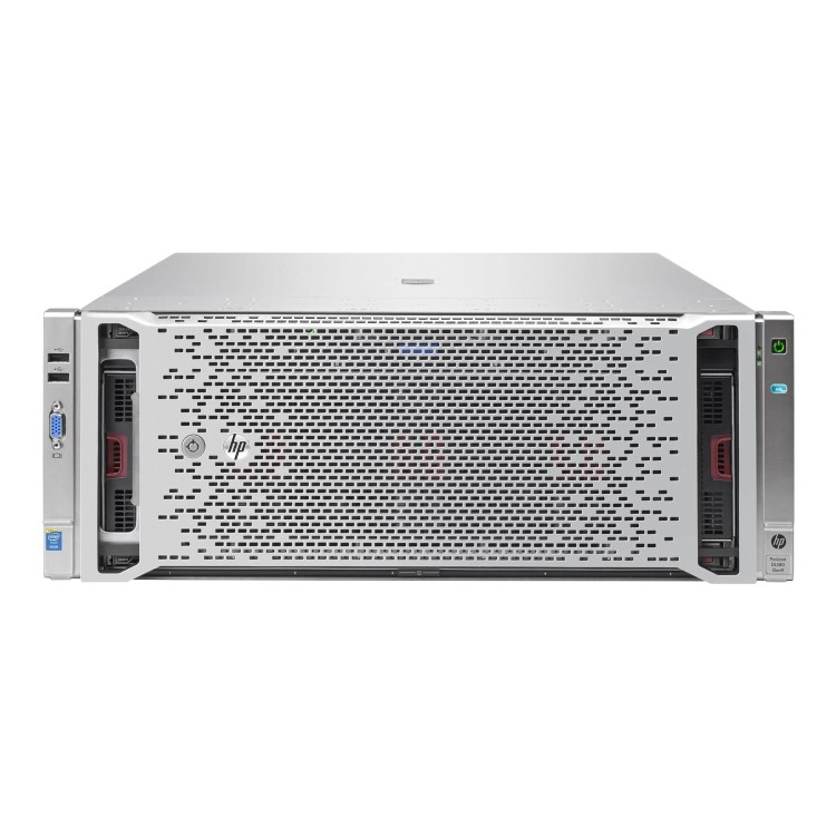 HPE ProLiant DL580 Gen9 4 x Intel Xeon 18-Core E7-8890v3 2.50GHz 45MB 256GB 16 x 16GB PC4-17000P-R DDR4 RDIMM 5 x Hot Plug 2.5in Small Form Factor SC Smart Array P830i/4GB FBWC 12Gb SAS 4 x 1500W 3yr 