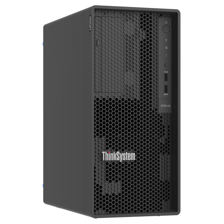 Lenovo ThinkSystem ThinkSystem ST50 V3 Intel Xeon E-2434 3.4GHz 4C 32GB RAM 2x 960GB SSD Tower Server