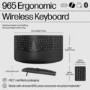 HP 965 Ergonomic Wireless Keyboard