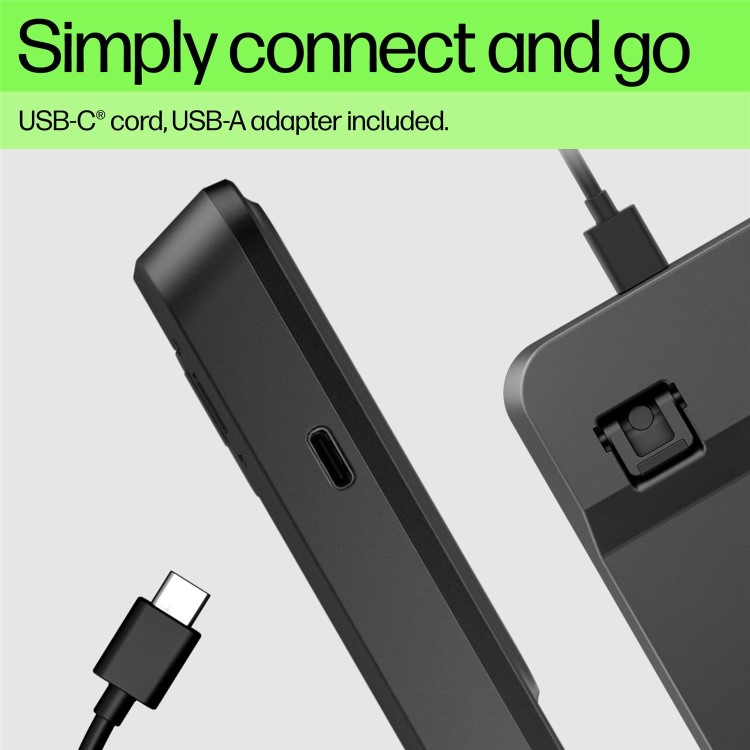 HP 405 Multi-Device Backlit Wired Keyboard