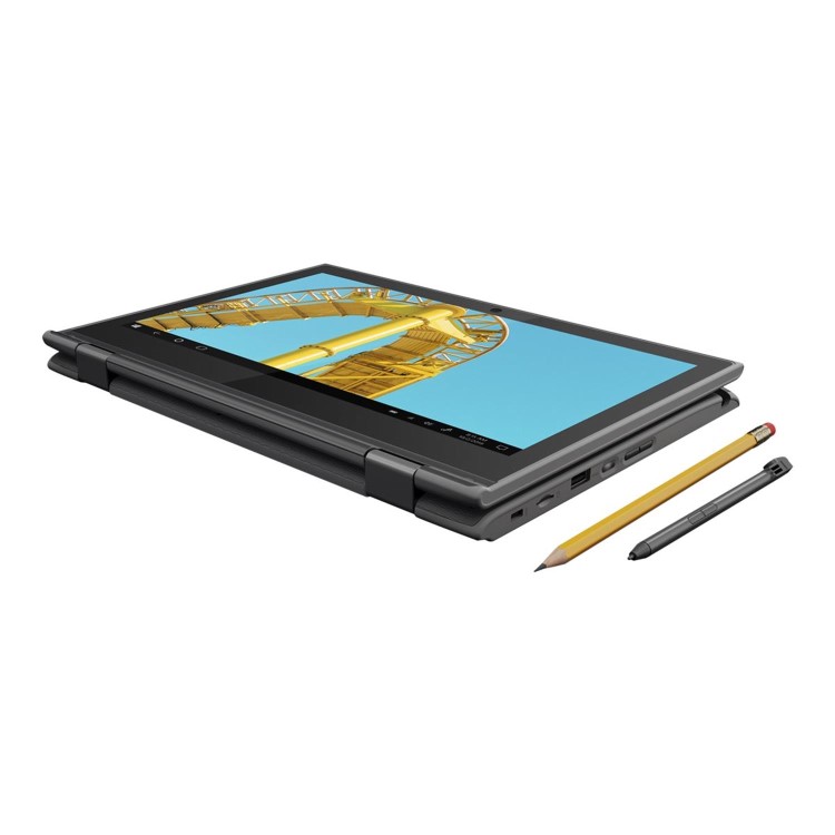 Lenovo 300e Intel Celeron N4120 4GB 64GB eMMC 11.6 Inch Touchscreen Windows 10 Pro National Academic Convertible Laptop