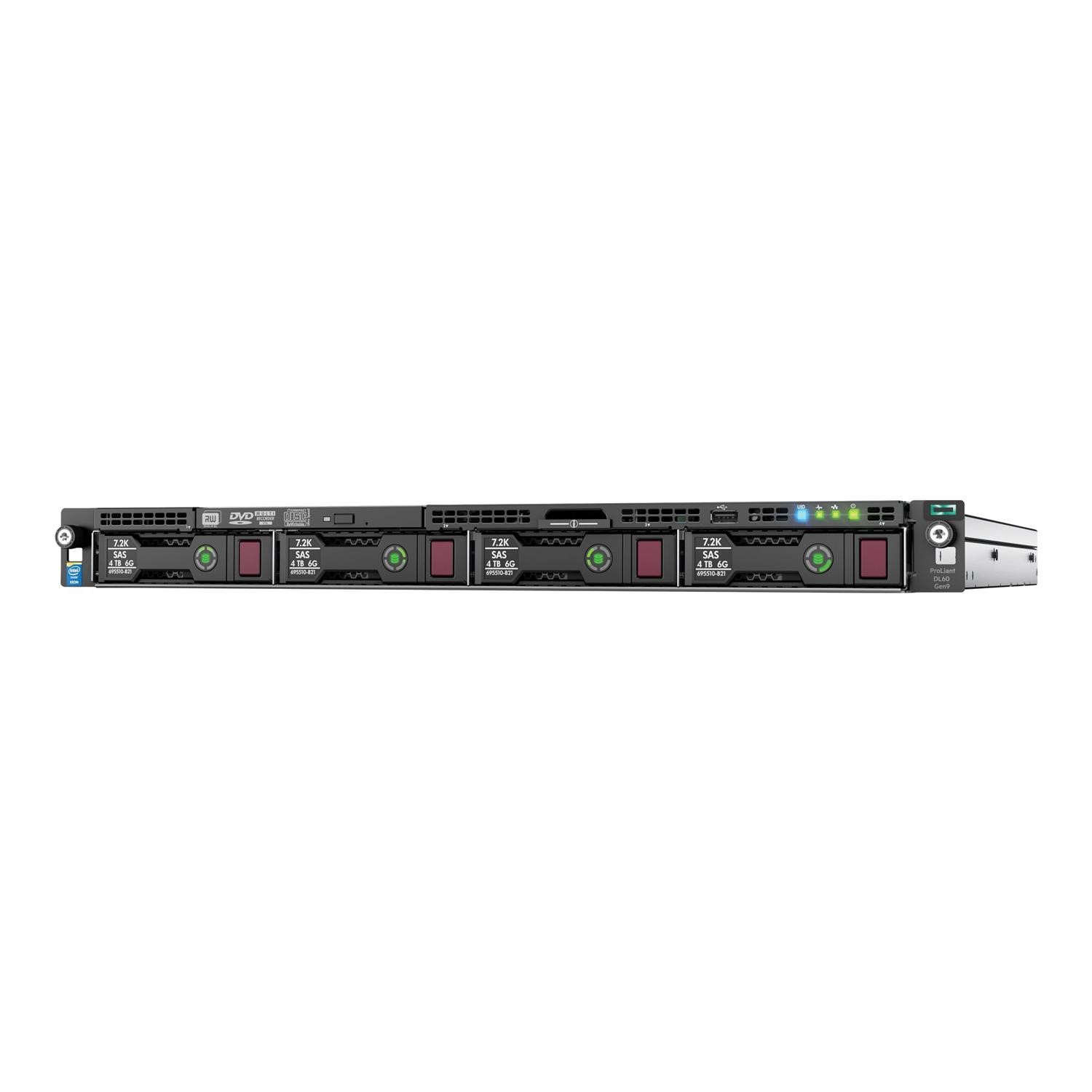 HPE ProLiant DL60 Gen9 Intel Xeon E52603v4 6Core 8GB Non Hot plug