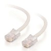 CablesToGo Cables To Go 2m Cat5E 350MHz Assembled Patch Cable - White