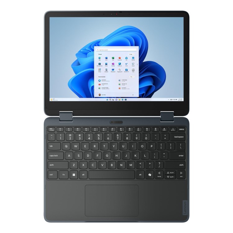 Lenovo 500W Intel N Series 8GB RAM 128GB SSD 12.2 Inch Windows 11 Pro Laptop