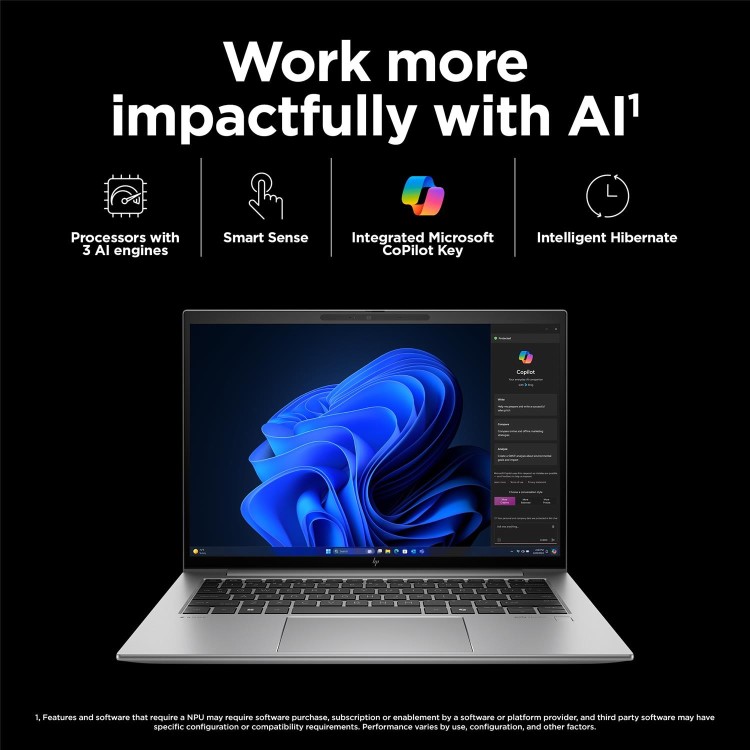 ZBook Firefly 16 inch G11 Mobile Workstation PC - Data Science, 16", Windows 11 Pro, Intel Core™ Ultra 7, 16GB RAM, 512GB SSD, NVIDIA RTX™ A500, WUXGA