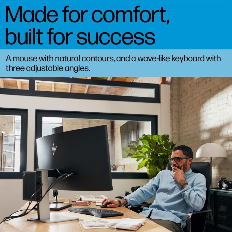 HP 685 Dual Mode Full Size Wireless Keyboard and Mouse Combo