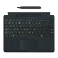 Microsoft Surface Pro X/8/9 Signature Keyboard with Copilot Button and Surface Slim 2 Pen - Black Microsoft Surface Pro X/8/9 Signature Keyboard with Copilot Button and Surface Slim 2 Pen - Black