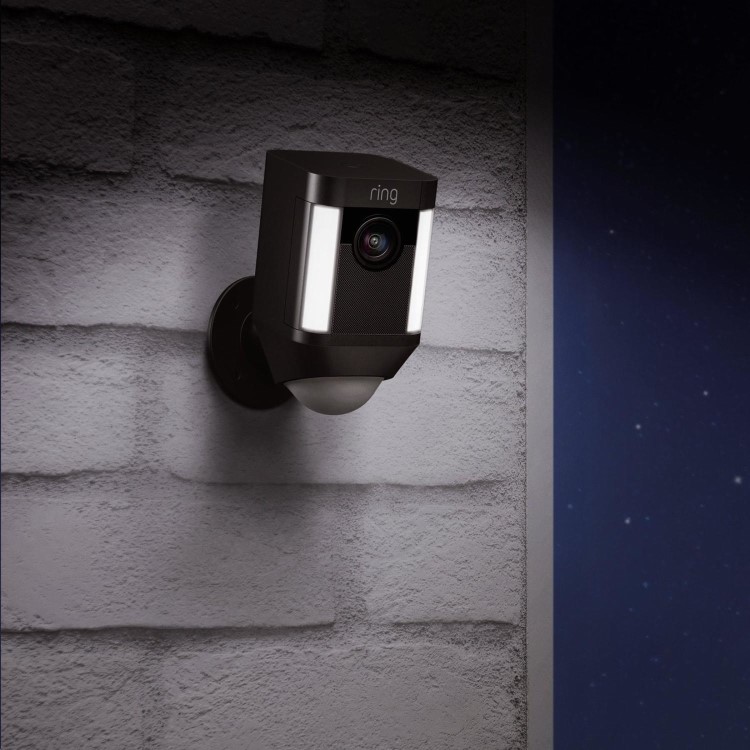 Ring 1080p HD Battery Spotlight Cam Duopack - Black