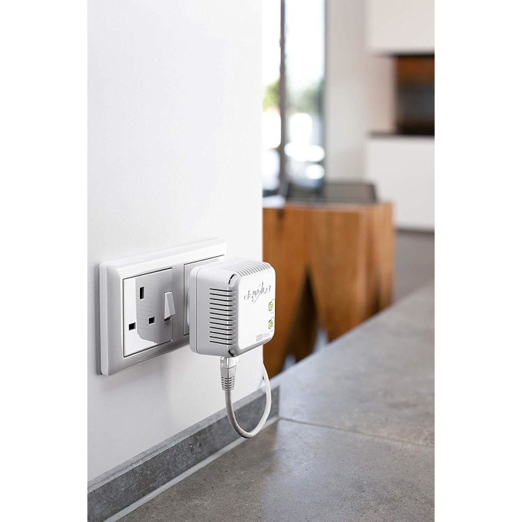 Devolo dLAN 500Mbps 1 Port Powerline Starter Kit - 2 Pack